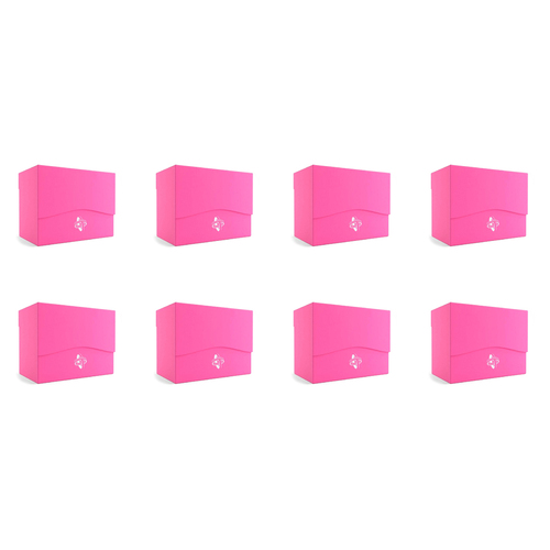 8PK Gamegenic Side Holder Holds 80 Sleeves Deck Box Pink Gaming Accessory
