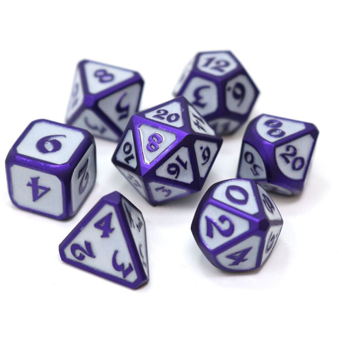 7pc Die Hard Dice Diecast Metal Celestial Harbinger RPG Dice Set 