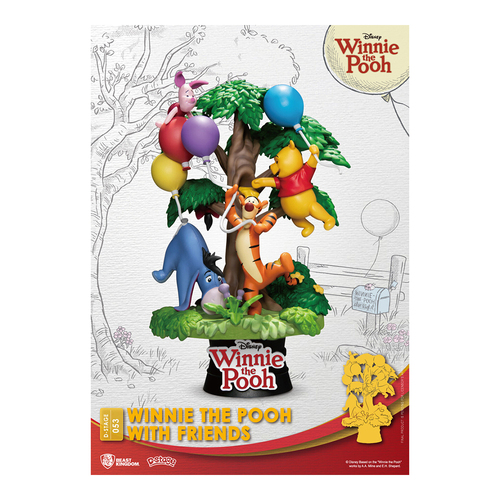 Beast Kingdom D Stage Winnie the Pooh with Friends Figurine Model