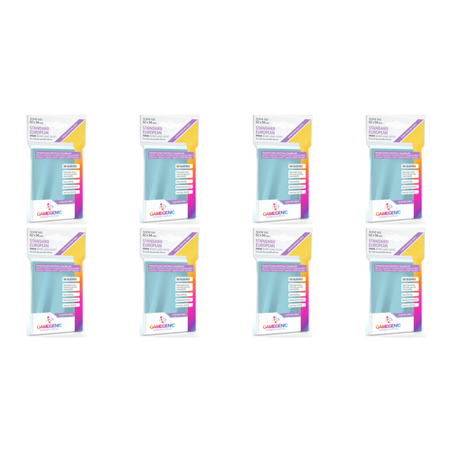 8x 50pc Gamegenic Sleeves PURPLE Standard European-Sized 62x94mm Accessory