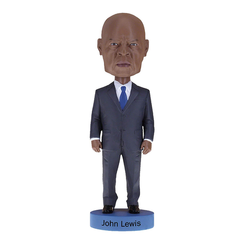 Royal Bobbles Bobblehead John Lewis w/Artist Autographed Collector Card