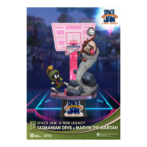 Beast Kingdom D Stage Space Tasmanian Devil & Marvin the Martian Model