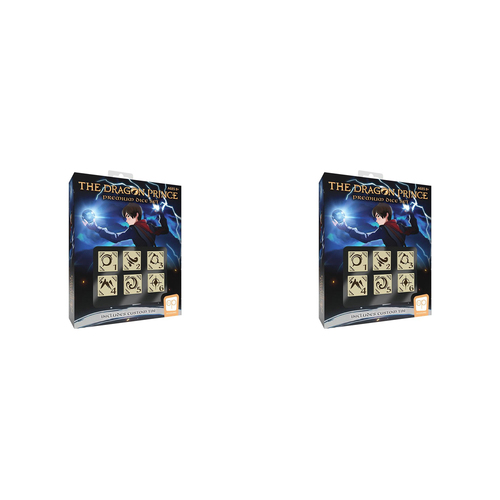 2PK The Dragon Prince Premium Dice Set Exclusive Dice Collection for Board Games/RPG