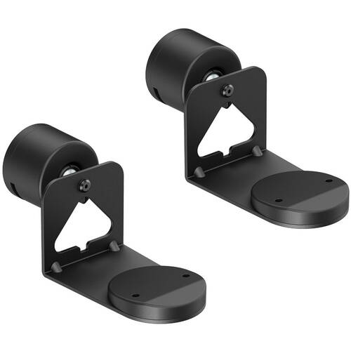 2pc Verdante Adjustable Speaker Wall Mount for SONOS Era 100 & 300 Black