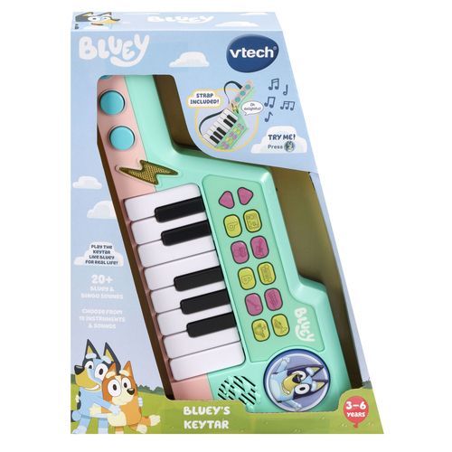 VTech Bluey's Keytar Play-Along Kids/Children Toy 3-6 Years