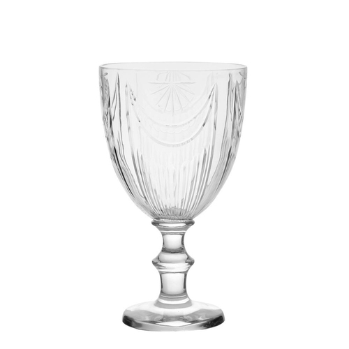 Belle Cala Cut Glass Hurricane Flower Vase Home Decor Small 30cm - Clear