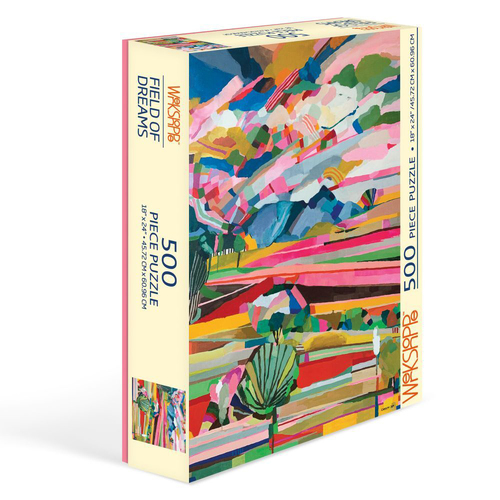 500pc WerkShoppe 45.7x61cm Field of Dreams Jigsaw Puzzle w/ Inserts 13y+