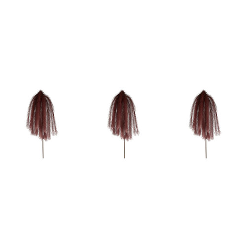 3PK Belle Waterfall Rabbit Tail Home Decorative Plant 138cm Plum