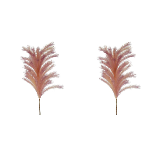 2PK Belle Wheat Grass Dried Foliage Artificial Plant Home Decor 1.1m - Pink