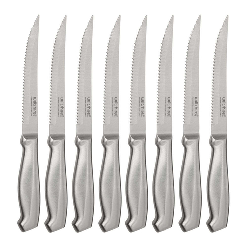8pc Wiltshire Stainless Steel Sharp Kitchen Steak Knife Set