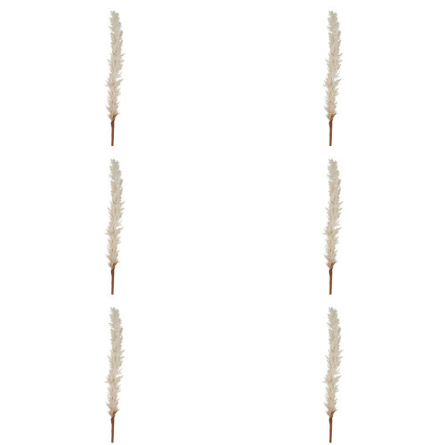 6PK Belle Dried Look Astilbe Spray Home Decorative Plant 121cm Cream