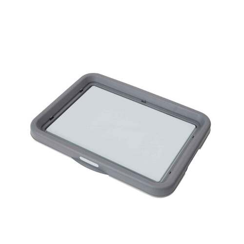 Petio One Hand Pet Dog Toilet Training Hard Board For Training Pads Grey