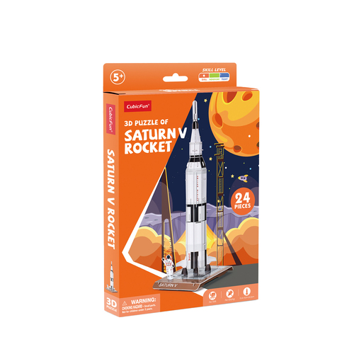 24pc CubicFun Saturn V Rocket 3D Puzzle Kids/Children Toy