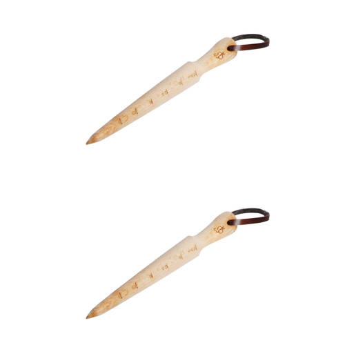 2PK Esschert Design Secrets du Potager Big Dibber Garden Outdoor Decor Natural
