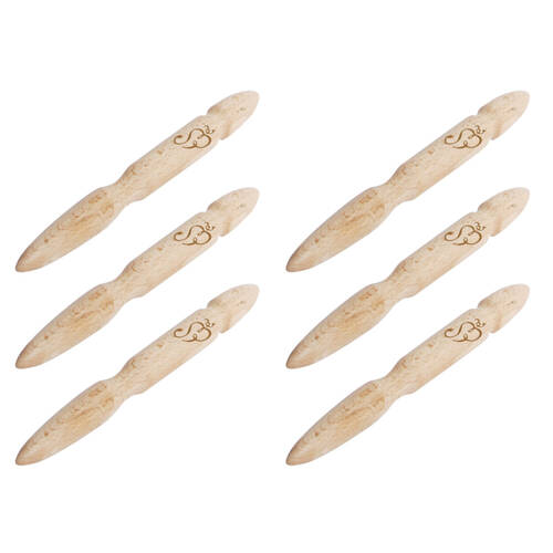 6PK Esschert Design Secrets du Potager Mini Dibber Garden Outdoor Decor Natural