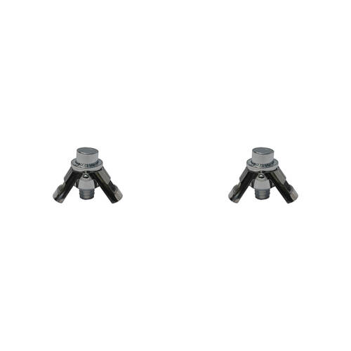 2PK Winex Pressurised Champagne Stopper Barware Accessory Chrome