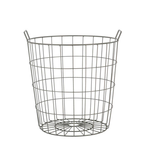 Esschert Design Wire Harvest Basket Home Garden Outdoor Display Medium Grey