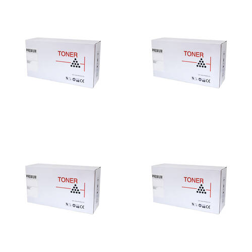 4PK Whitebox Compatible Brother TN2450 Toner Cartridge - Black