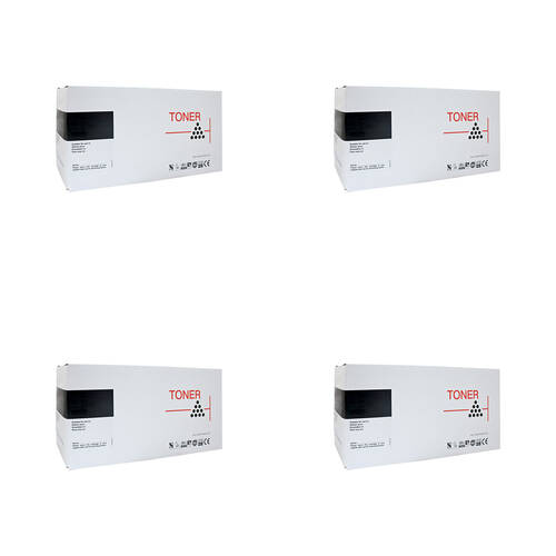 4PK Whitebox Compatible Brother TN253 Toner Cartridge - Black