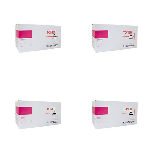 4PK Whitebox Compatible Brother TN257 Toner Cartridge - Magenta