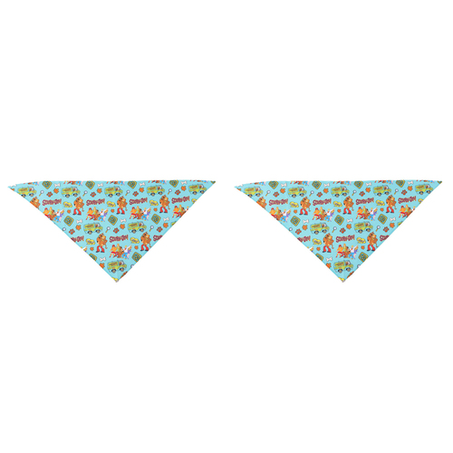 2PK The Stubby Club Scooby-Doo Themed Dog Bandana Small