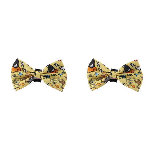 2PK The Stubby Club Looney Tunes Themed Dog Bowtie Novelty Pet Dressup