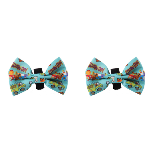 2PK The Stubby Club Scooby-Doo Themed Dog Bowtie Novelty Pet Dressup