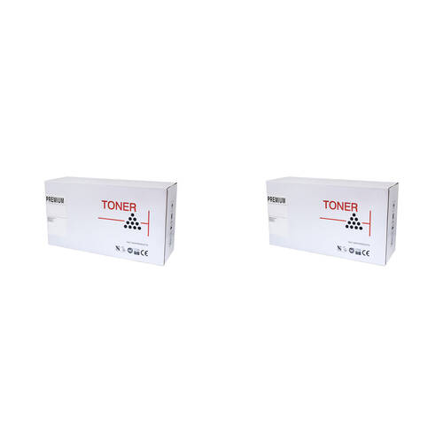 2PK Whitebox Compatible Kyocera WBK1154 Toner Cartridge - Black
