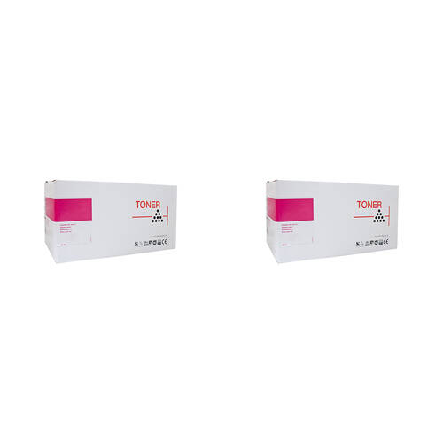 2PK Whitebox Compatible Kyocera WBK5244 Toner Cartridge - Magenta