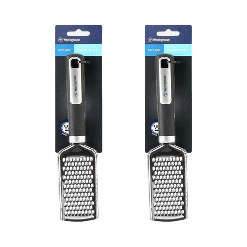 2PK Westinghouse Cheese Grater Soft Grip Stainless Steel