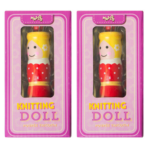 2PK Majigg Knitting Doll 14cm