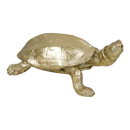 LVD Resin 15.5cm Turtle Home Decorative Figurine - Gold
