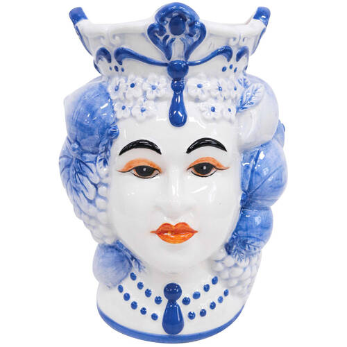 LVD Ceramic Queen Of Lemons Flower Vase Home Decor Sicilian