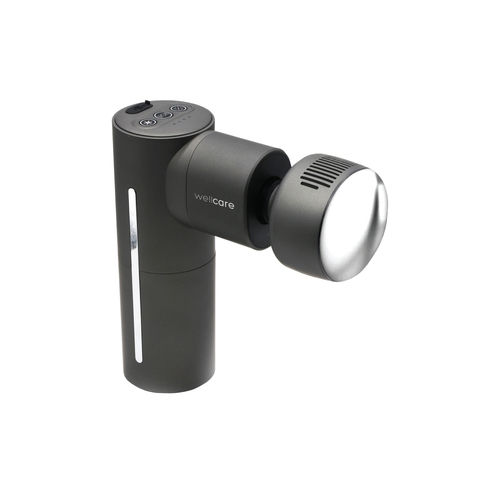 Wellcare Hot/Cold Massage Gun w/ Interchangable Head Black