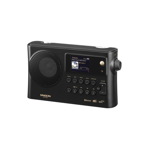 Sangean WFR28BT WIFI DAB+ Bluetooth Portable 24cm Digital Radio Matte Black