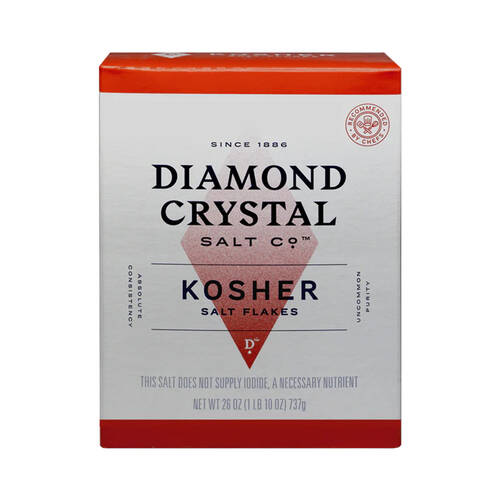 Diamond Crystal Salt Co Authentic Kosher Salt Flake 737g