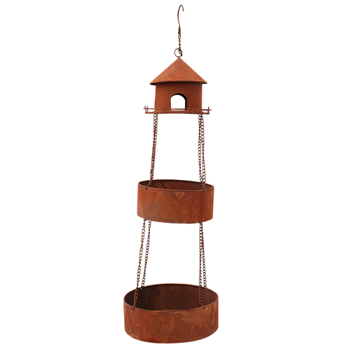 LVD 22cm Metal Pot Planter Hanger Birdhouse