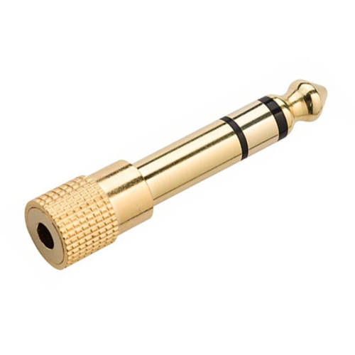 Westinghouse 3.5mm Female to 6.3mm Male Plug Adapter Gold Plated