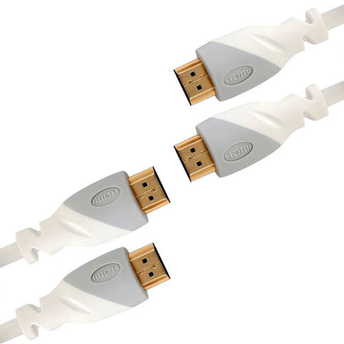 2PK Westinghouse 3m HDMI Cable - White