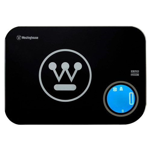 WESTINGHOUSE Electronic Kitchen Scale 5KG Black Slimline