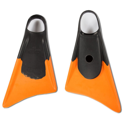 Makapuu Scuba Swimming Fin US 7-8.5 Medium - Black/Orange