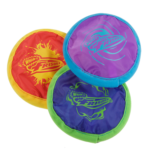 3PK Wham-O Mini Pocket Foldable 15cm Frisbee Disc Kids/Children Toy 5y+ Asst