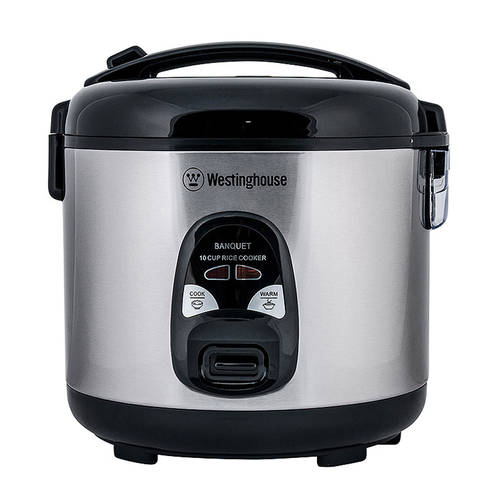 Westinghouse 10 Cup Rice Cooker Stainless Steel