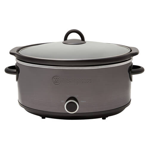 Westinghouse 6.5L Black Stainless Slow Cooker