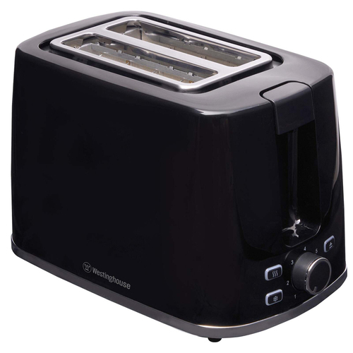 Westinghouse Electric Bread Toaster Black 2 Slice