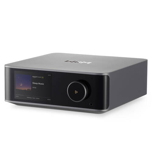 WiiM Aluminium Ultra Wireless Audio Streamer & Digital Hub 20.5x20.5cm  - Grey