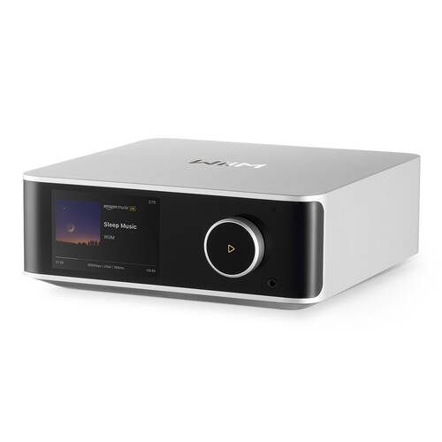 WiiM Aluminium Ultra Wireless Audio Streamer & Digital Hub 20.5x20.5cm - Silver
