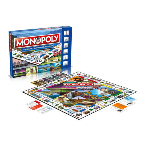 Monopoly Board Game - Australian Community Relief Edition
