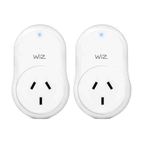 2PK WiZ Connected Smart Wall Socket Plug W/ Smartphone/Voice Control AU/NZ
