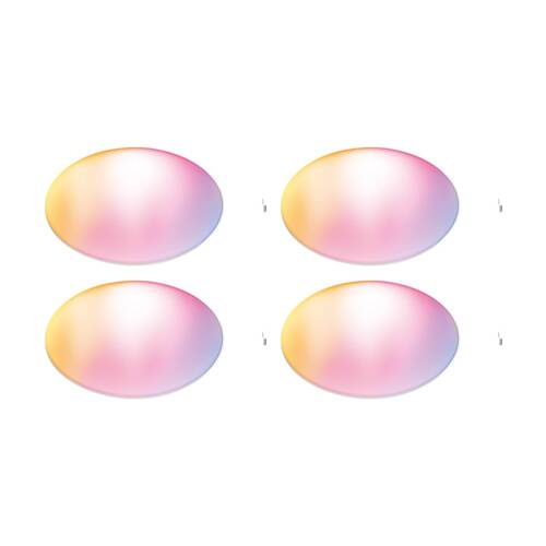 4PK WiZ Connected Color & Tunable White Gen2 Smart Ceiling LED Downlight 90mm